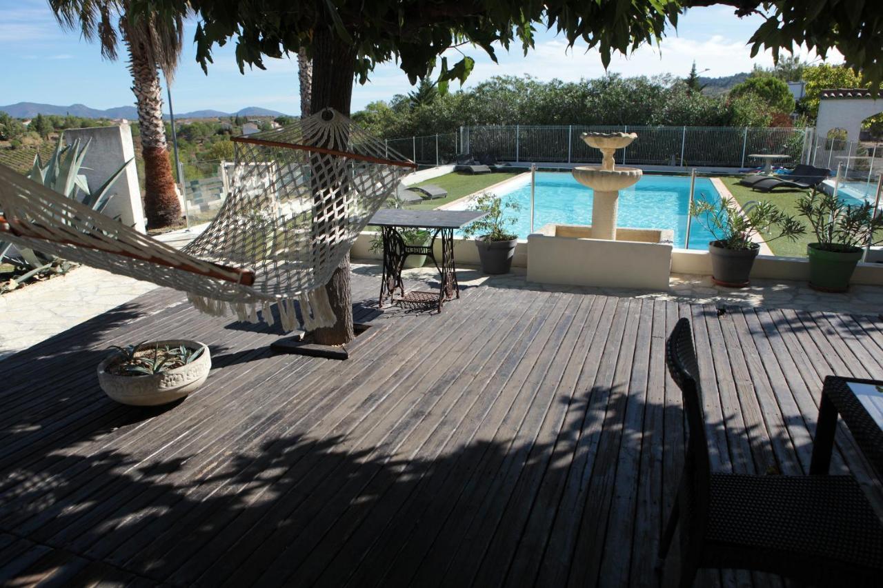 Logis Hotel Le Pressoir Saint-Chinian Dış mekan fotoğraf